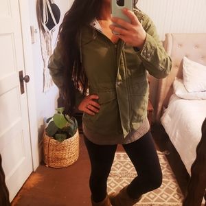 Patagonia Prairie Dawn Olive Green Canvas Jacket Coat
